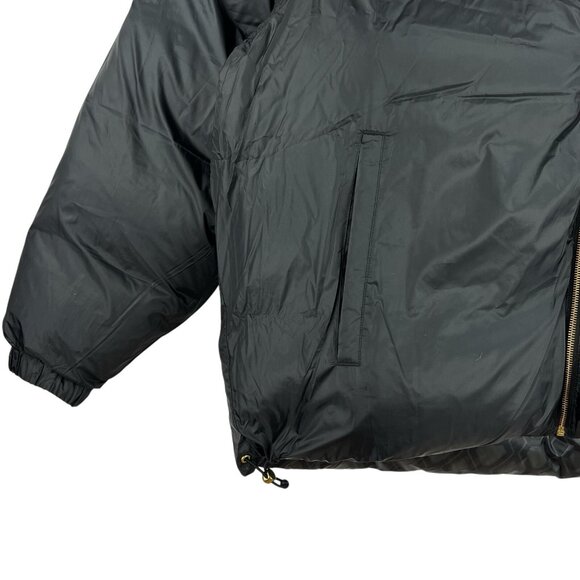 NWT Puma x Dapper Dan Men Black Grey Reversible Duck Down Puffer Jacket Size XL - Picture 11 of 16